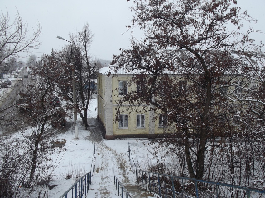 Вид на ул. Курская с моста через Сосну