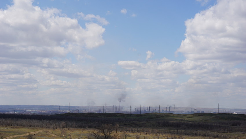 Вид на Новотроицк.