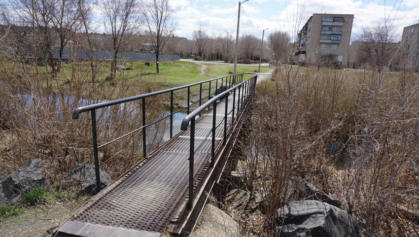 Пешеходный мост.