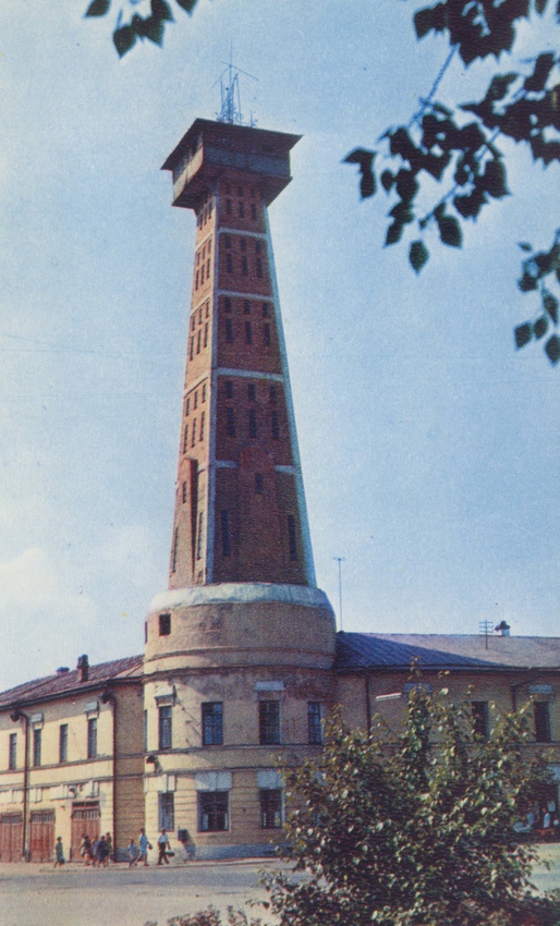 Рыбинск в 1972 году.  Пожарная каланча