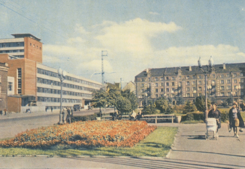 Рига в 1979 году. Площадь красных латышских стрелков