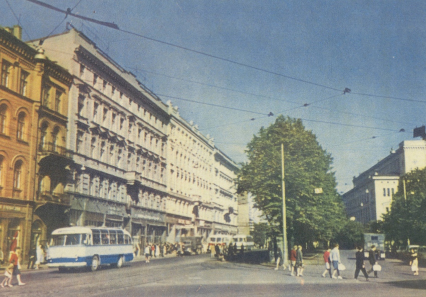 Рига в 1979 году. Бульвар Падомью