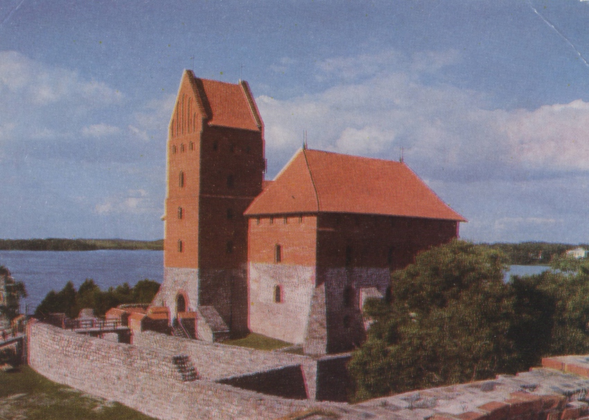 Тракай в  1977 году. Тракайский замок  14-15 век