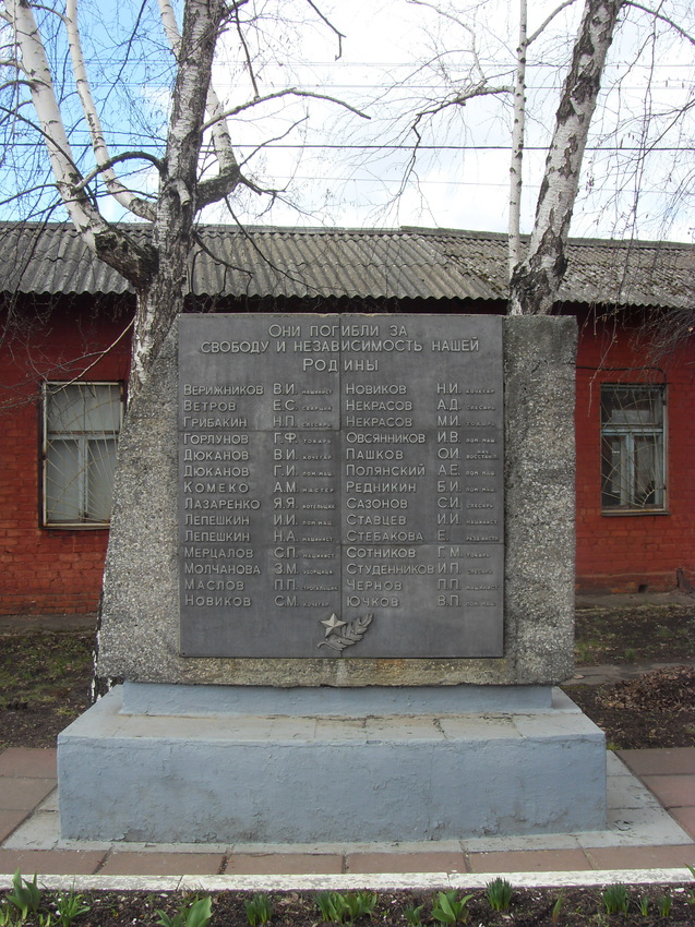Памятник железнодорожникам
