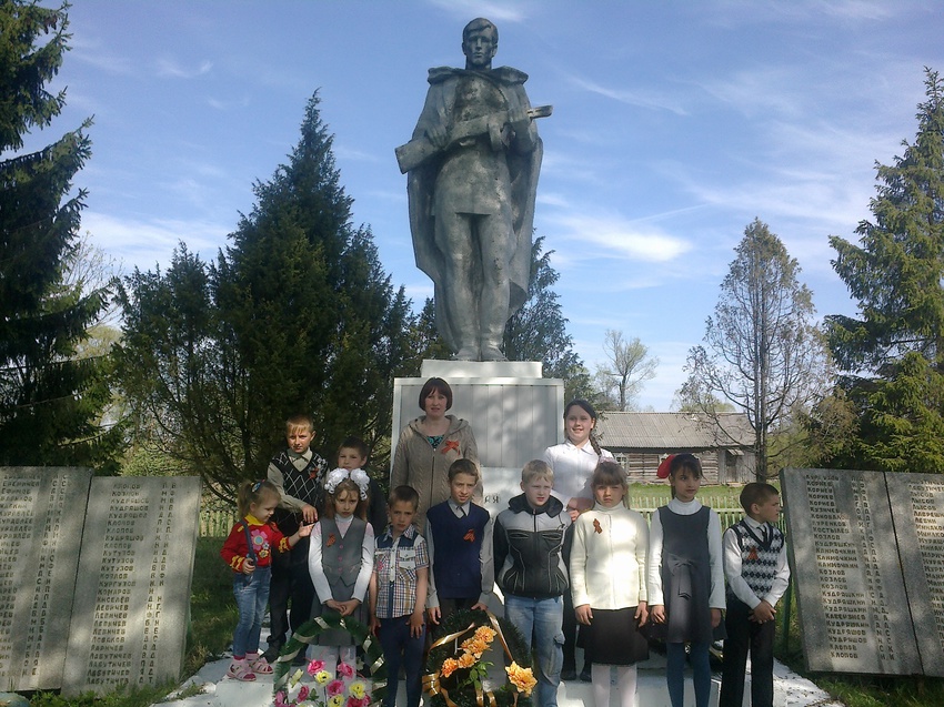 9 мая ученики Подкопаевской школы