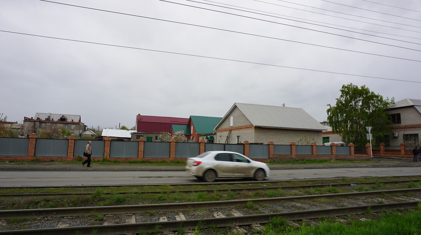 На улице Гомельской.