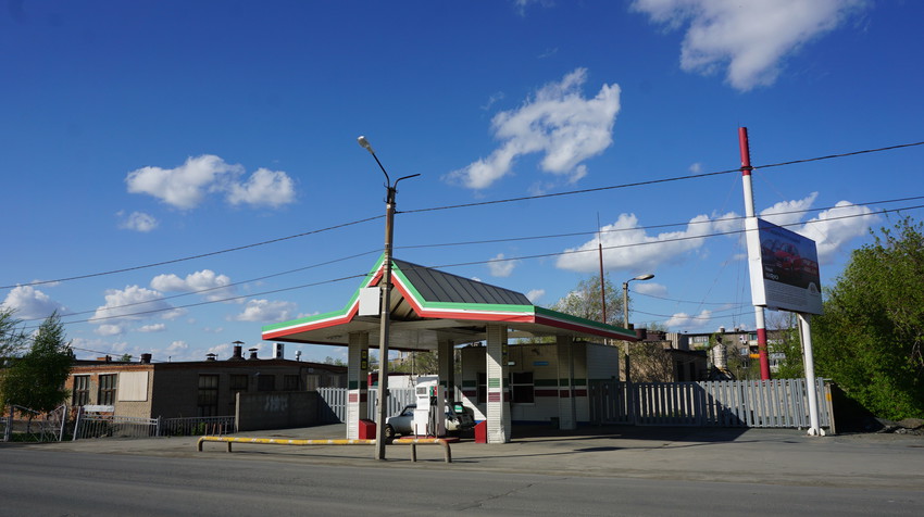 На Новосибирской улице.