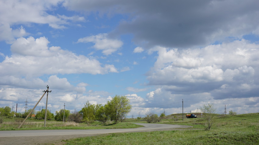 Дорога на Круторожено.