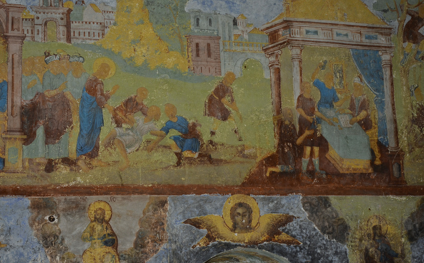 Росписи Троицкой церкви села Красное - Сумароковых.