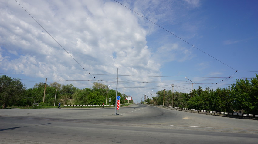 Дорога на Первомайский.