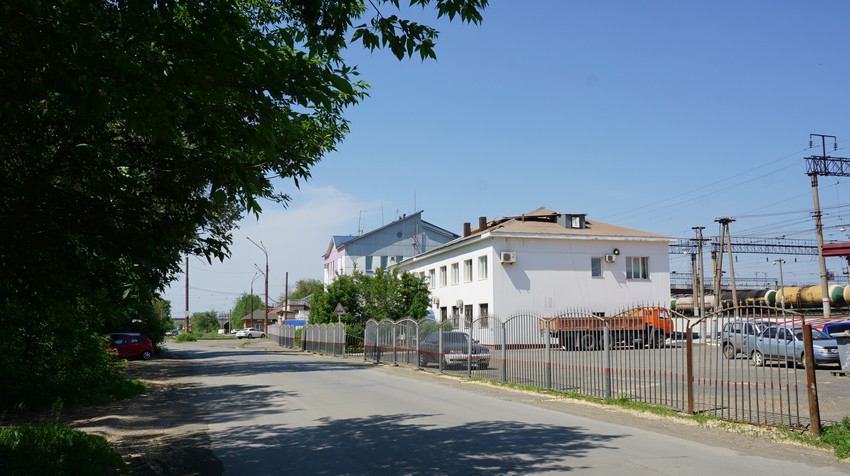 На улице Чекасина.