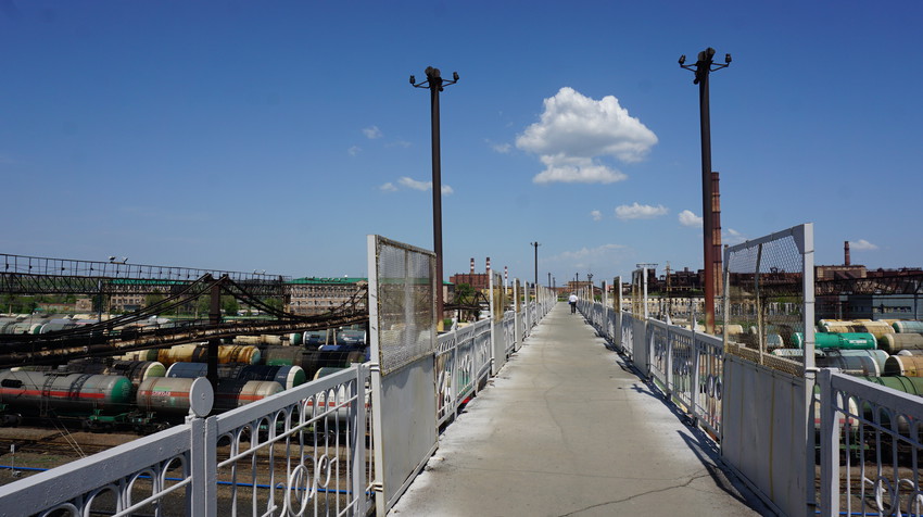 Пешеходный мост.