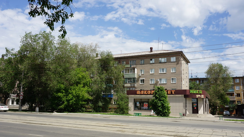 На проспекте Ленина.