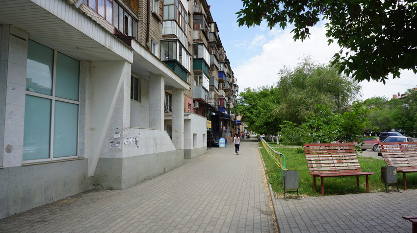 На проспекте Ленина.