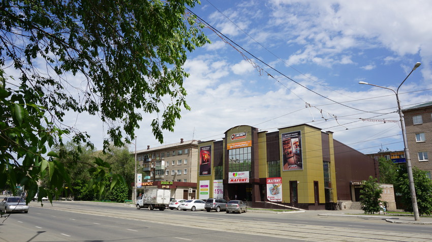 На проспекте Ленина.