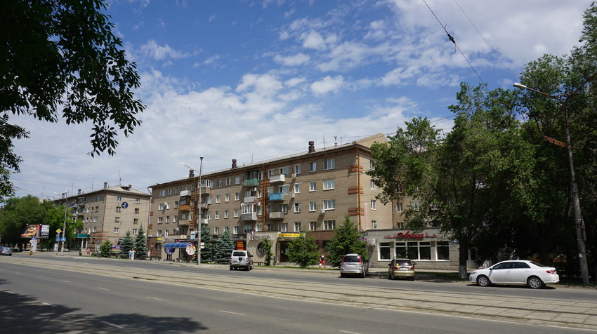 На проспекте Ленина.