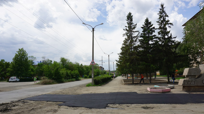 На улице Ленинского Комсомола.