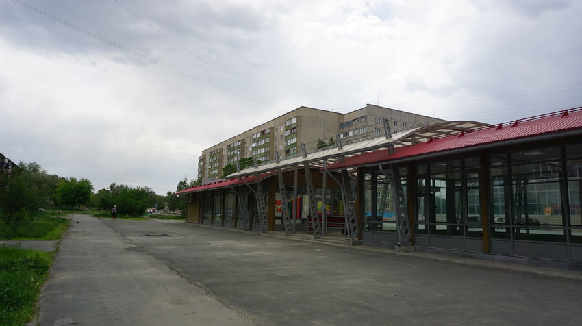 Остановка на улице Пацаева.