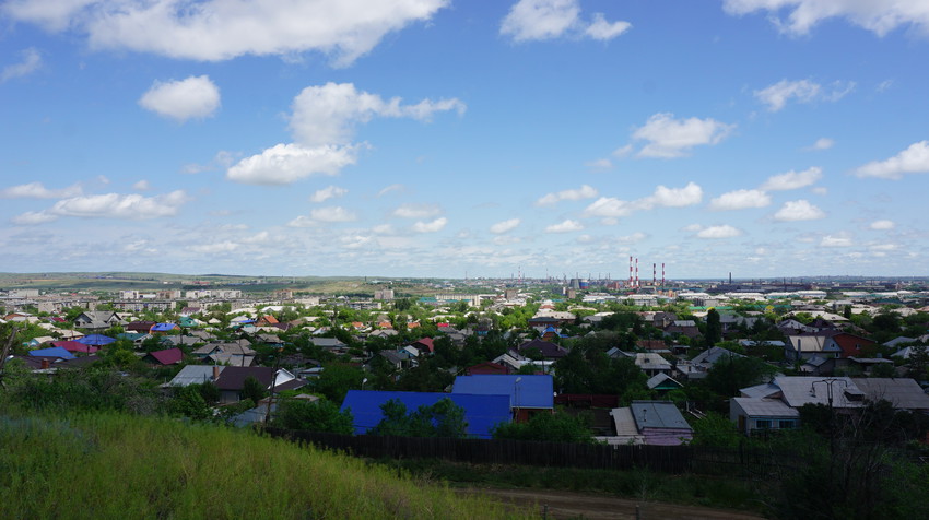 Вид на город.