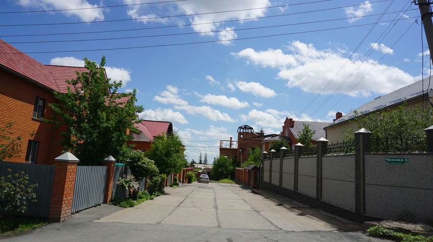 Компактная застройка.