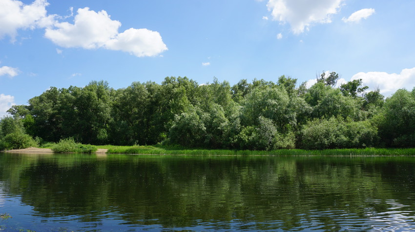 Вид на остров.