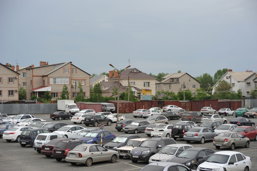 Вид на котеджный посёлок.