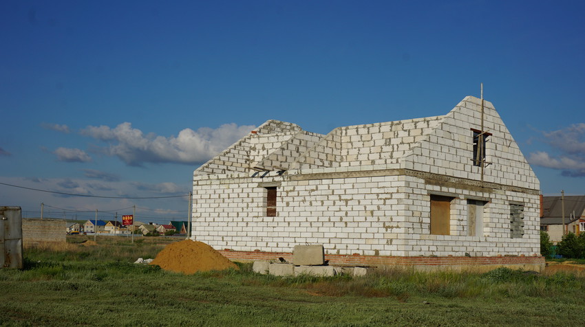 Строительство дома.