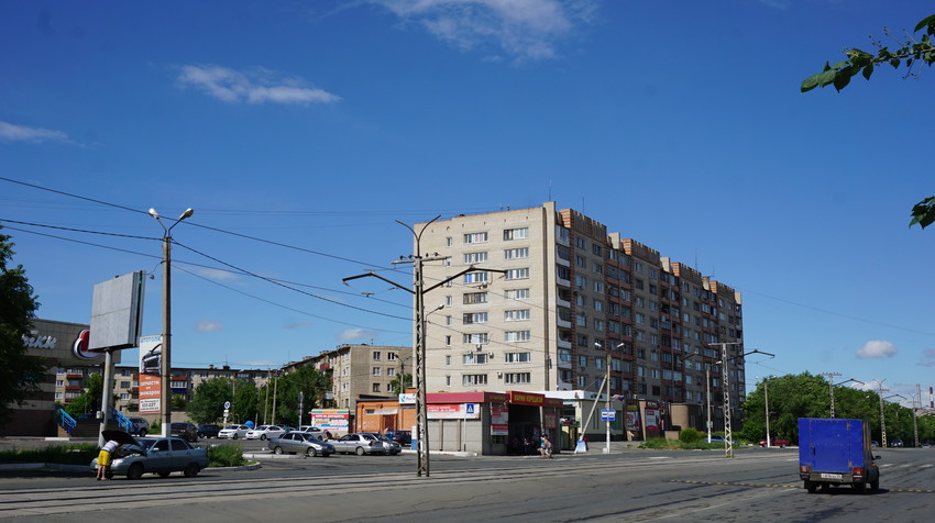 На Советской.