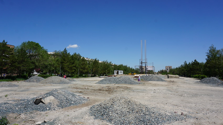 Реконструкция в разгаре.