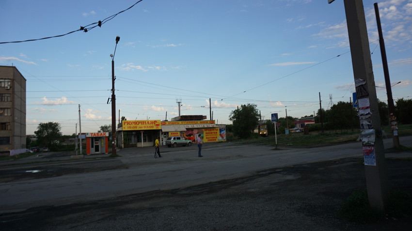 На Гомельской улице.