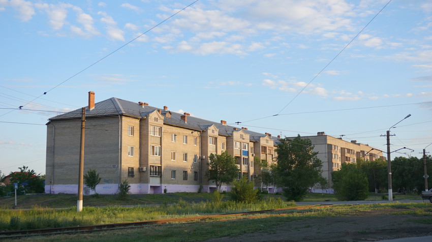 На улице Гомельской.