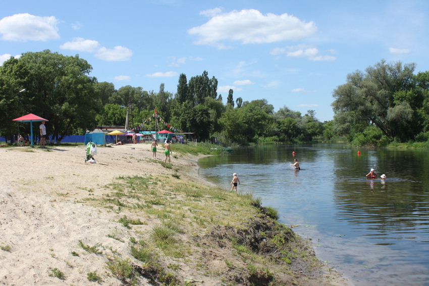 Шебекино. Городской пляж.