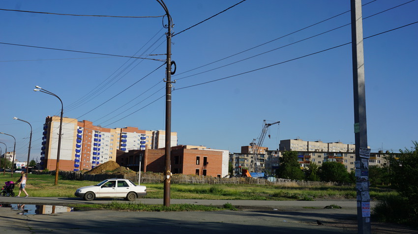 На проспекте Ленина.