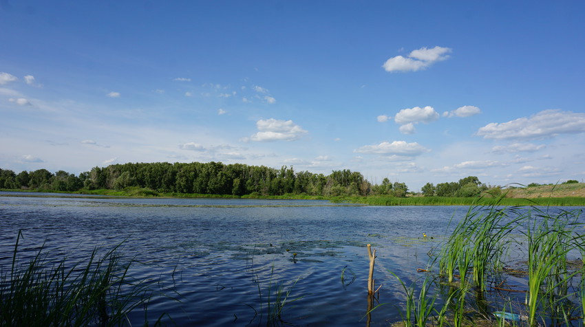 Орск.Река Урал.