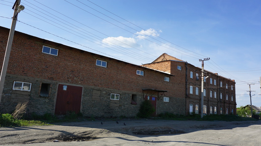 Здание мельницы.