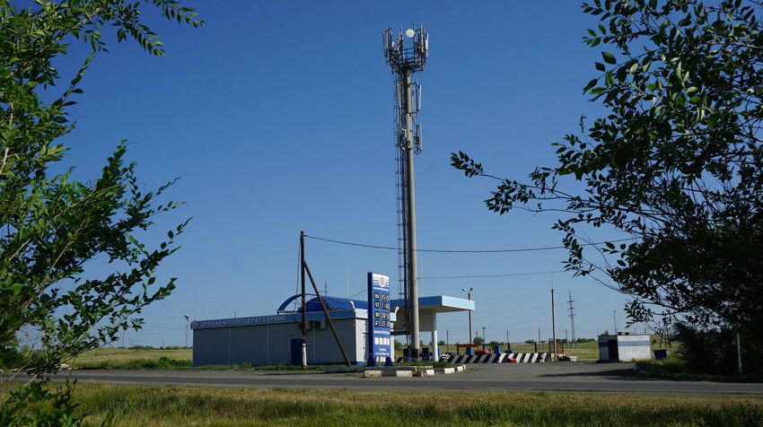 АЗС на улице Кубанской.