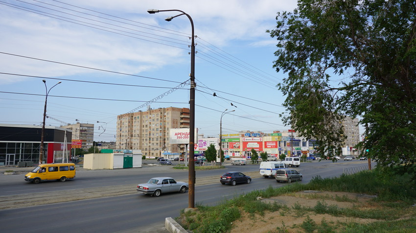 На проспекте Ленина.