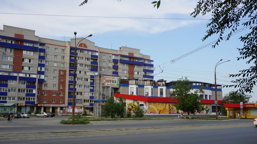 На проспекте Ленина.