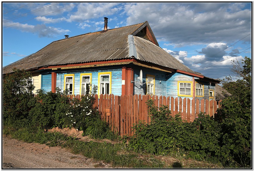 В вечернем свете.