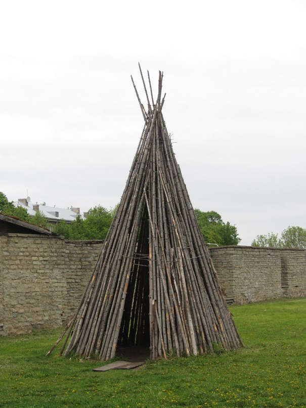 Экспонаты в Нарвской крепости