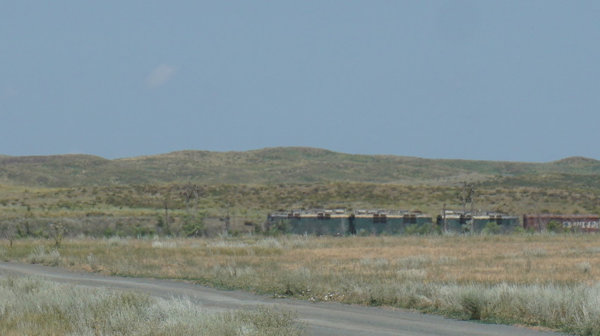 Перегон в степи.