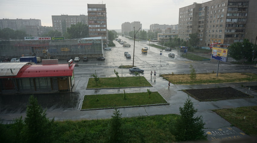 Орск ливень.