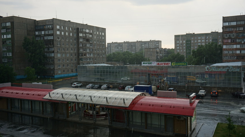 Орск ливень.