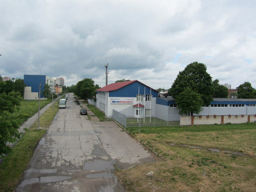 Нарва, вид с моста