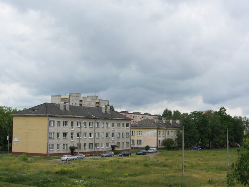 Нарва, вид с моста