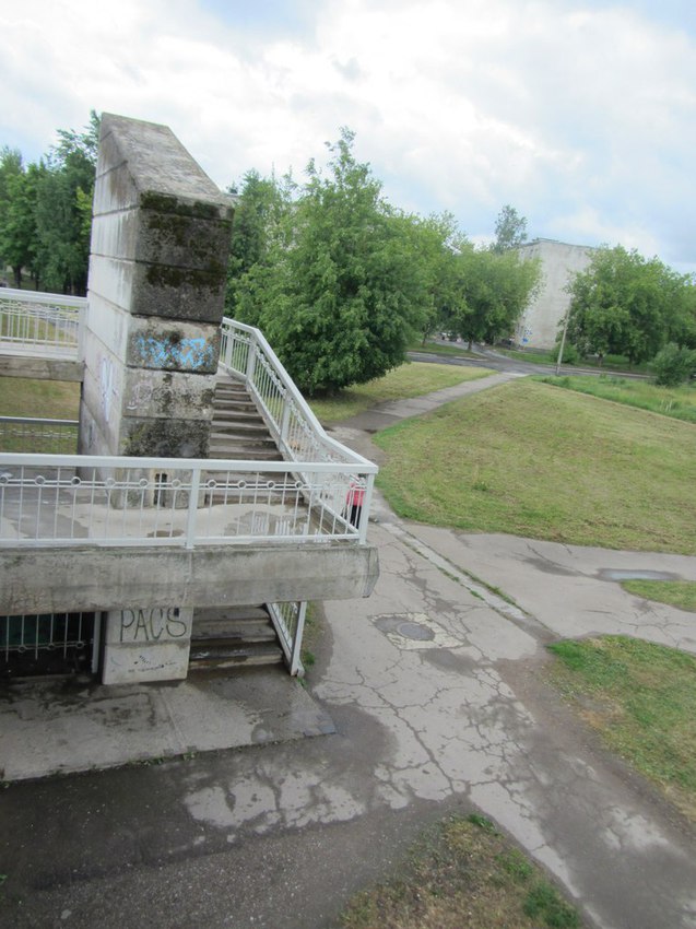 Нарва, вид с моста, поъём на мост