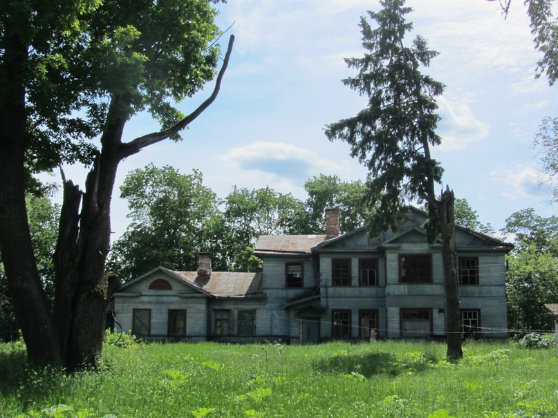 Барский дом   Веймарнов в деревне Сяглицы