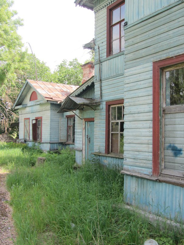 Барский дом   Веймарнов в деревне Сяглицы, фрагмент
