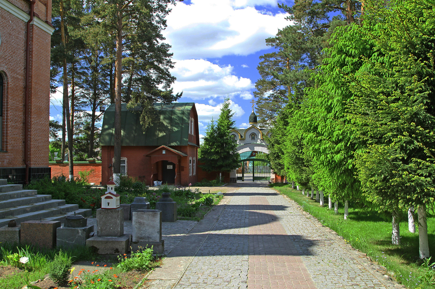 Территория Спасо-Преображенского Валаамского монастыря