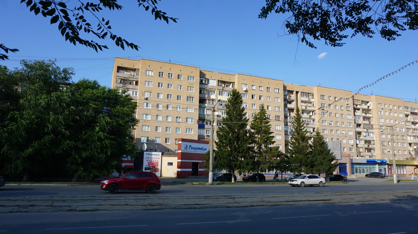 На проспекте Ленина.